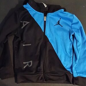 Kids Black and Blue Nike Air Jacket